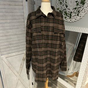 LL Bean cotton men’s button up/shirt jacket XXL